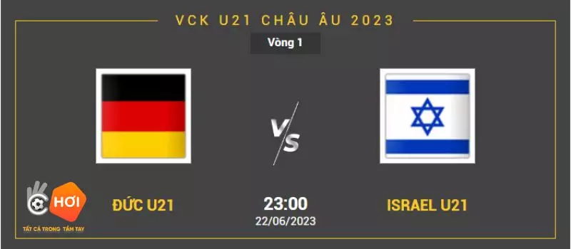 U21 Đức vs U21 Israel đối đầu với nhau trận ra quân